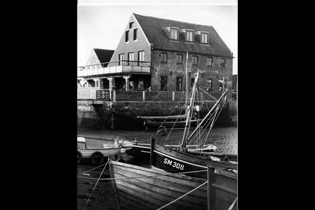 Emsworth Slipper Sailing Club at Quay Mill, 1984. The News PP5698
