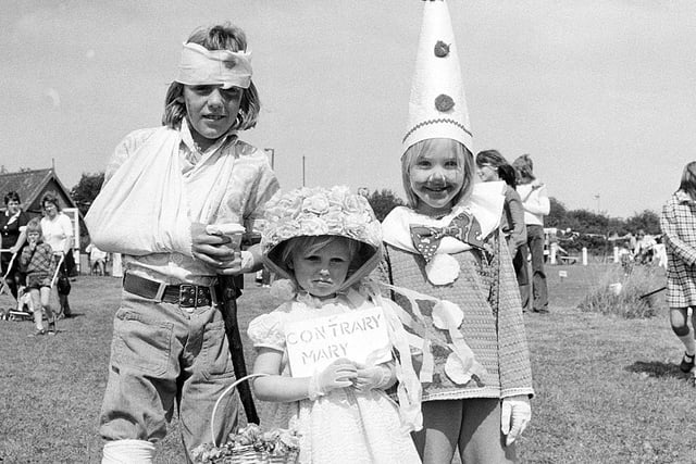 Children loved dressing up each year.