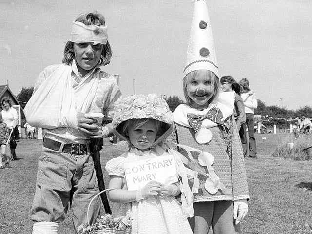 Children loved dressing up each year.