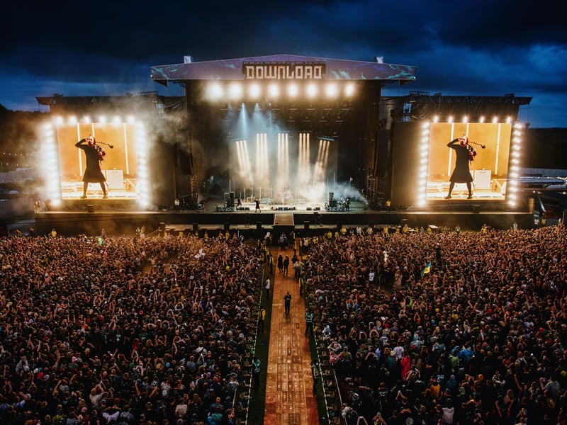 The headline show featured a bagpipe solo by Jonathan Davis