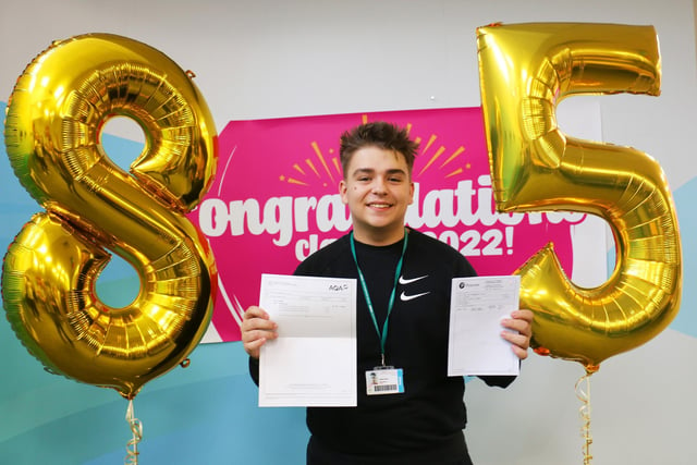 Eduard Bociu, 17, said his GCSE grades of 8 in maths and grade 5 in English means he can follow his dreams of working in medicine.
 He said: “I am very happy about these results; they will help me a lot. I had been living in Romania until two years ago and this is the first time I have taken GCSEs.
“I have always wanted to study A-levels, for my future, but I couldn’t do that because I didn’t have any GCSEs, only Romanian results. With these GCSEs I can now study A-levels at West Notts and follow my dreams of working in medicine.
“I’m very excited about the future and can’t wait to start studying.”