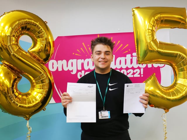 Eduard Bociu, 17, said his GCSE grades of 8 in maths and grade 5 in English means he can follow his dreams of working in medicine.
 He said: “I am very happy about these results; they will help me a lot. I had been living in Romania until two years ago and this is the first time I have taken GCSEs.
“I have always wanted to study A-levels, for my future, but I couldn’t do that because I didn’t have any GCSEs, only Romanian results. With these GCSEs I can now study A-levels at West Notts and follow my dreams of working in medicine.
“I’m very excited about the future and can’t wait to start studying.”