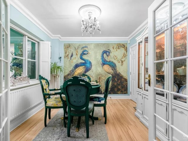 The home has been tastefully decorated throughout
