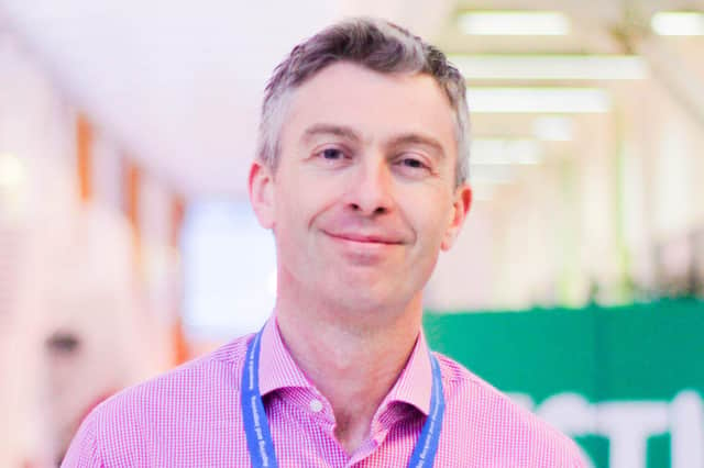 Chief operating officer Simon Barton, who said the Sherwood Forest Hospitals NHS Trust had seen an increase in bowel-cancer referrals.