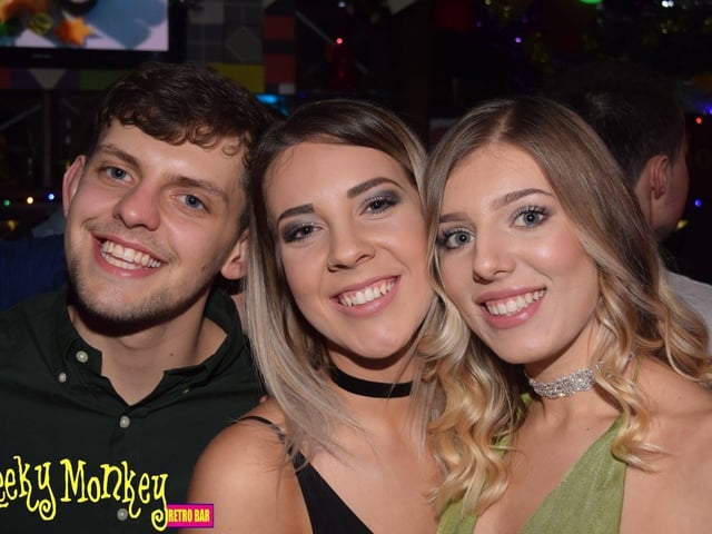 Smiling for the camera