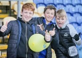 Stags fans ahead of a League Two defeat at home to Accrington.