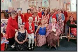 Ladies at New Cross Community Church in Sutton celebrated the King's coronation in style at their ladies' 'giggles night'.