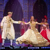 Photo of the 2023 Beauty and the Beast pantomime production at Mansfield Palace Theatre by Elizabeth Orridge Photography.