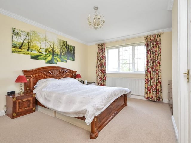 This five bedroom detached house in Emsworth Road, Warblington, is on the market for £800,000. It is listed by Fine and Country.