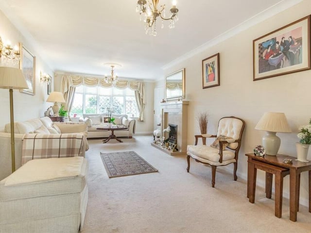 Moving into the bowels of the bungalow, let's take an admiring look at the delightful open-plan lounge, which is tastefully decorated throughout. A large window overlooks the front of the property.