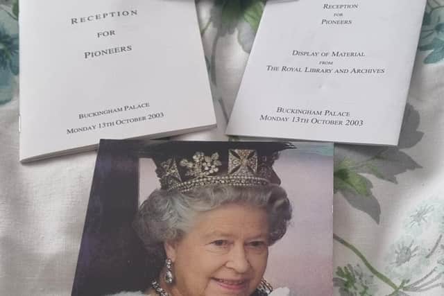 Maria was invited to a special event at Buckingham Palace.