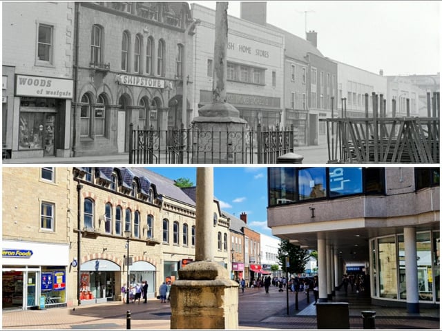 The view of West Gate before Mansfield Library was built