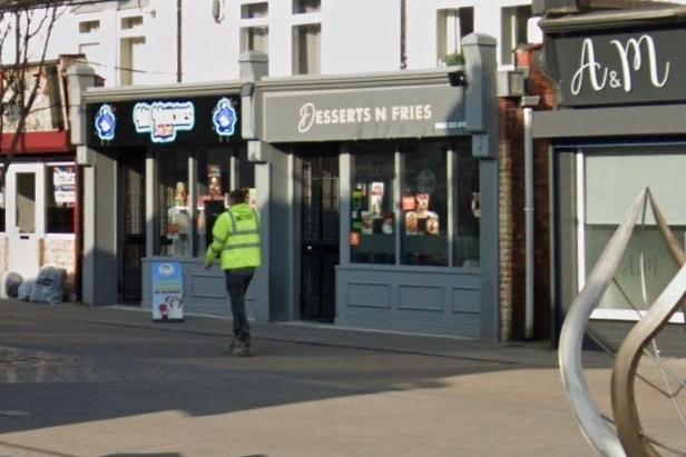 Desserts n Fries earned a four rating after assessment on February 28.