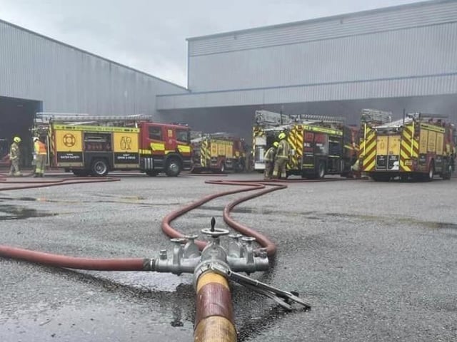 Firefighters carried out a training exercise in Sutton.