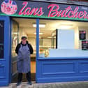 Ians Butchers, new butchers shop, Kirkby. Seen butcher Ian Gillard.
