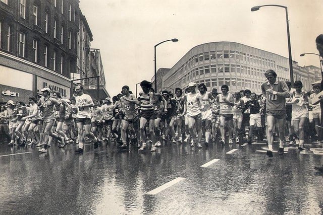Start of the Star Walk on the High Street in May 1973
