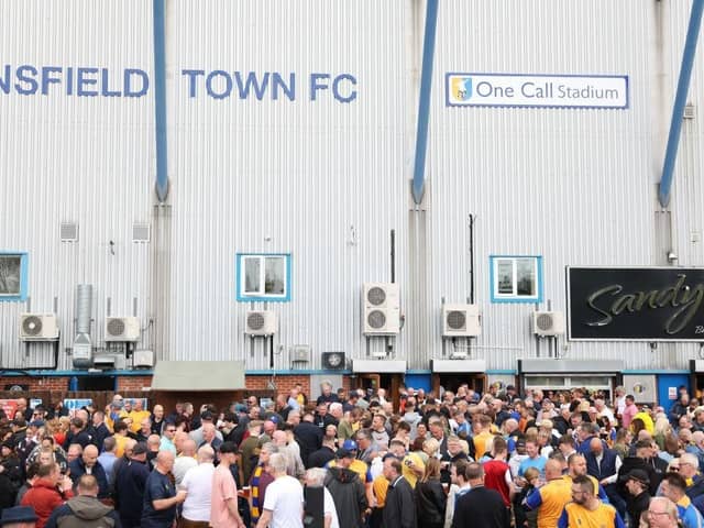 Mansfield Town v Barrow has been made all ticket.