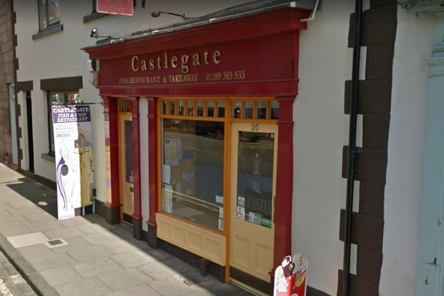 Castlegate Fish and Chip Shop in Berwick is ranked number nine.