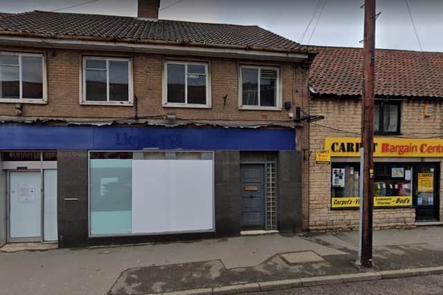 The former Lloyd's Bank building on Sherwood Street, Warsop, is set to be turned into an ice cream parlour.