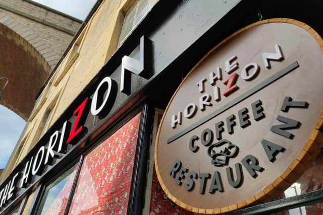 A close-up view of the new Turkish-themed coffee bar and restaurant.