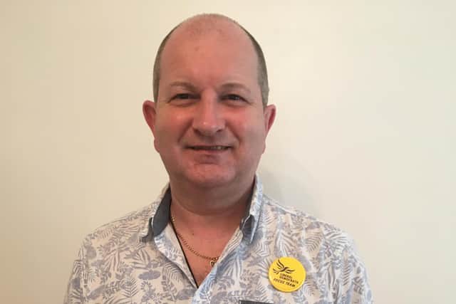 Andy Rimmer is standing for the Liberal Democrats