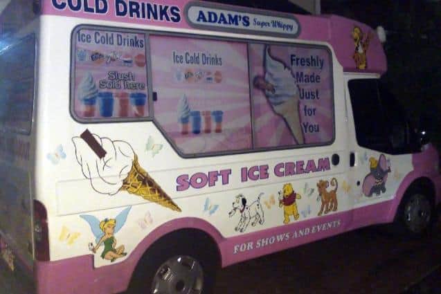 The ice cream van was reported as stolen in the early hours of the morning