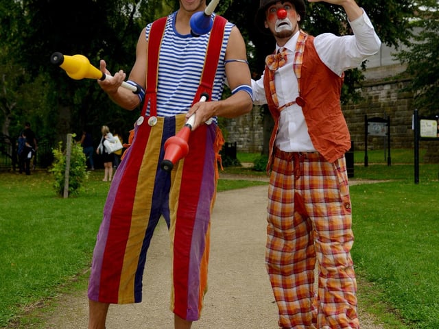 Circus themed fun at Mansfield Summer Festival at Titchfield Park