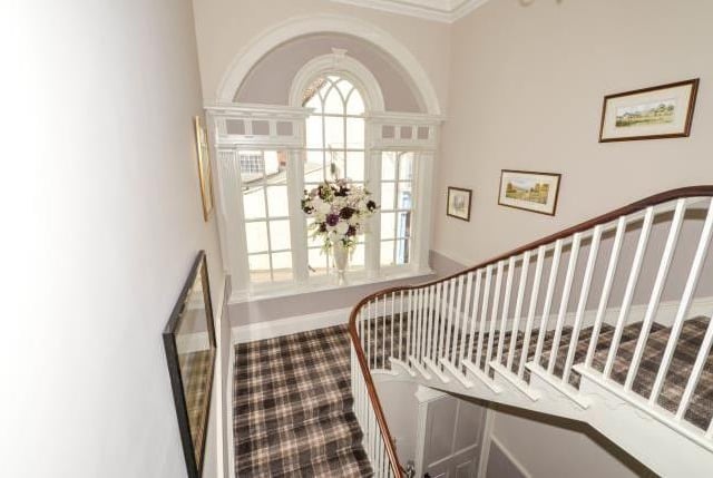 The main staircase.