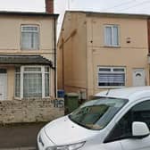 This two-bedroom, semi-detached property (centre) on Moor Street, Mansfield could soon be converted into a care home for a vulnerable child. (PHOTO BY: Google Maps)