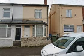 This two-bedroom, semi-detached property (centre) on Moor Street, Mansfield could soon be converted into a care home for a vulnerable child. (PHOTO BY: Google Maps)