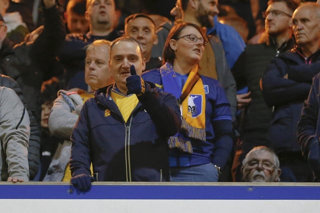 Mansfield Town fans enjoy watching their side progress in the EFL Cup.