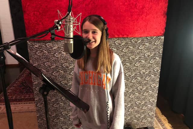 Lily Mae Evans who sings on the Christmas single to help the elderly
