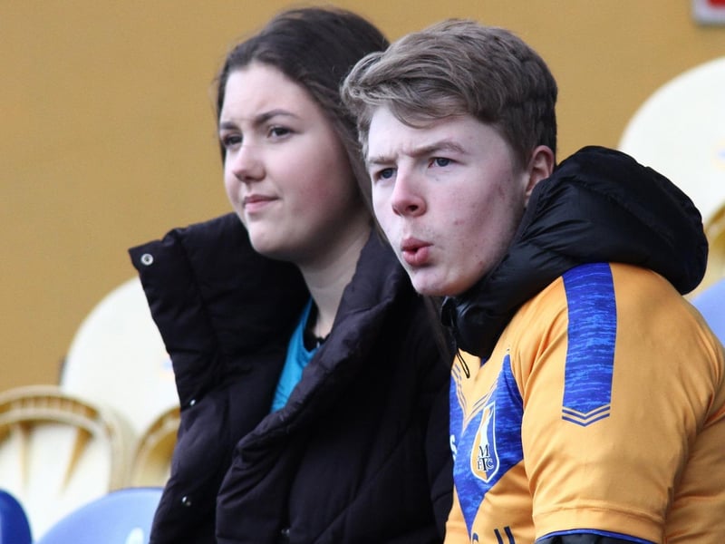 Fans enjoy Mansfield Town v Carlisle