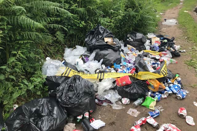 Reports of fly-tipping in Ashfield have reduced in the last year