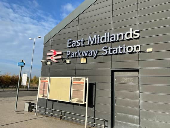 East Midlands Parkway Station.