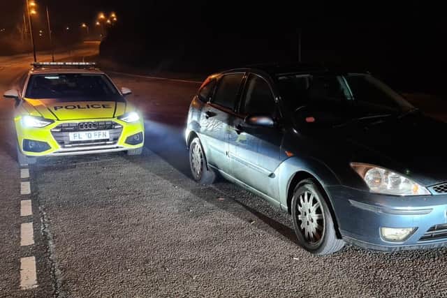 Officers in Shirebrook seized a Ford for the second time in three months after the driver was caught again without insurance or a licence.