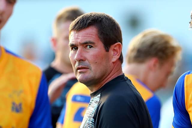 NIgel Clough - angry over late spot kick decision at Colchester.
