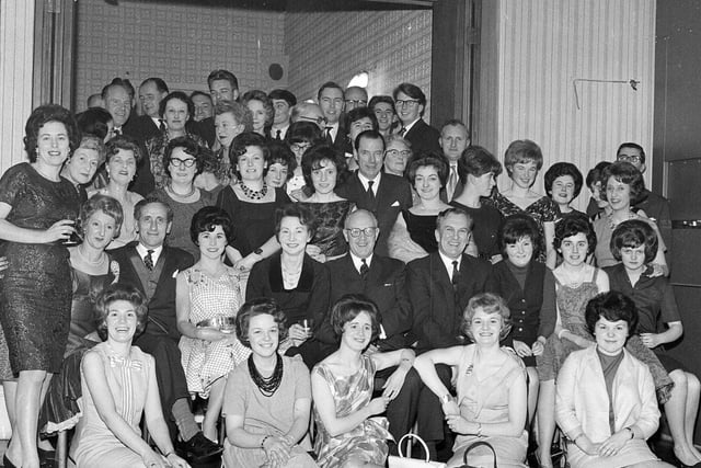 Revellers at the Scottish Gas Board Dance in the Bruntsfield Hotel in January 1963.
