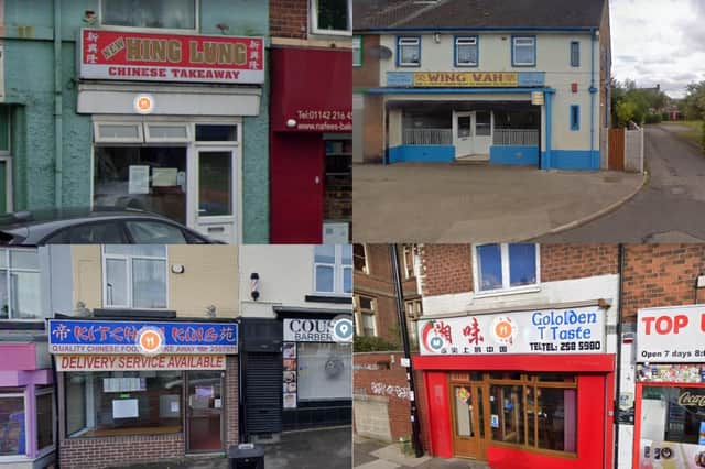 These are the best chinese takeaways in Sheffield according to reviews from users on Google.