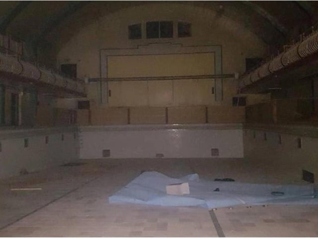 During its glory days, the pool was covered so concerts could be held - including a show by The Beatles.