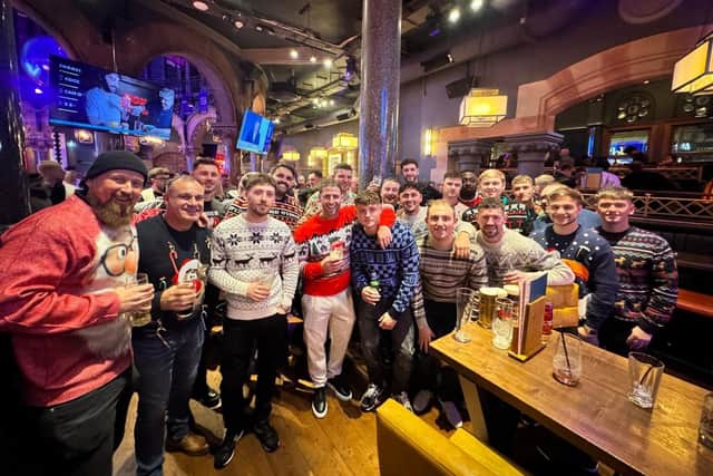 The sense of togetherness at Selston shines through during a Christmas club party.