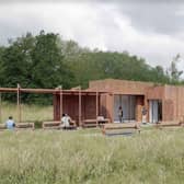 An artist's impression of the new visitor centre at Bennerley Viaduct. Photo: Submitted