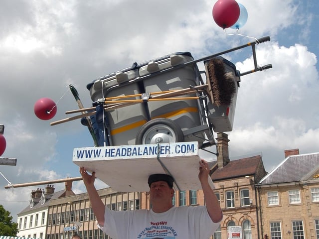Strongman John Evans in 2007.