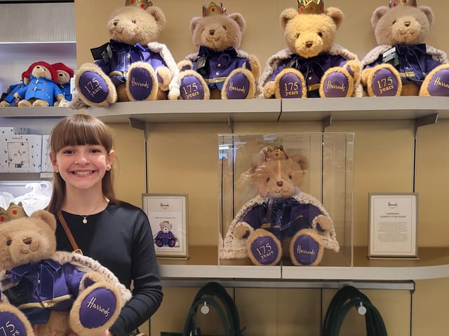The bear, designed to commemorate the company's 175th anniversary, is a limited edition with only 175 in existence.