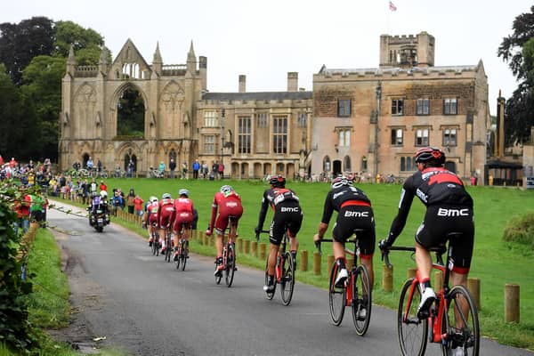 The Tour of Britain on a previous visit at Newstead Abbey.