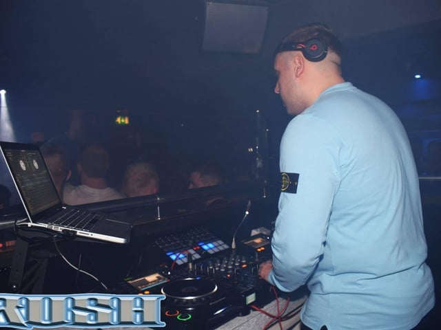 The DJ on the decks