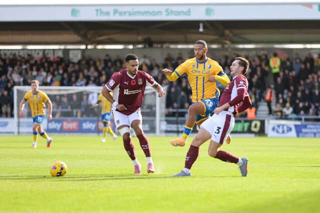 Action during the Sky Bet League 1 match against Northampton Town FC at Sixfields Stadium , 08 Nov 2025, Photo credit Chris & Jeanette Holloway / The Bigger Picture.media