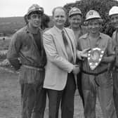 Firefighters from Clipstone Colliery pictured in 1982. Do you recognise anyone?
