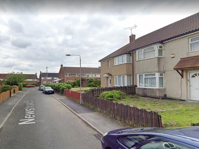 The fifth-highest number of reports of violent and sexual crimes in Mansfield in December 2022 were made in connection with incidents that took place on or near Newstead Street, Mansfield, with 5.