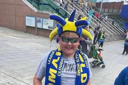 Stags fans kitted out for the big day.